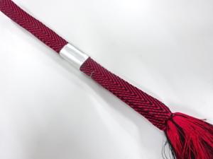 未使用品　正絹　手組帯締め